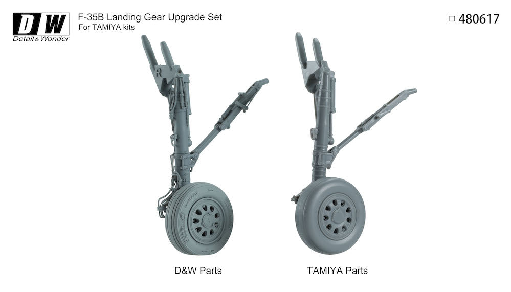 Detail & Wonder DAW480617 1:48 Lockheed-Martin F-35B Lightning II landing gear