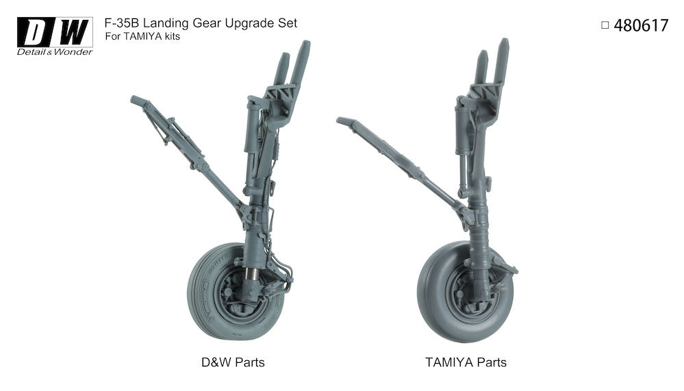 Detail & Wonder DAW480617 1:48 Lockheed-Martin F-35B Lightning II landing gear