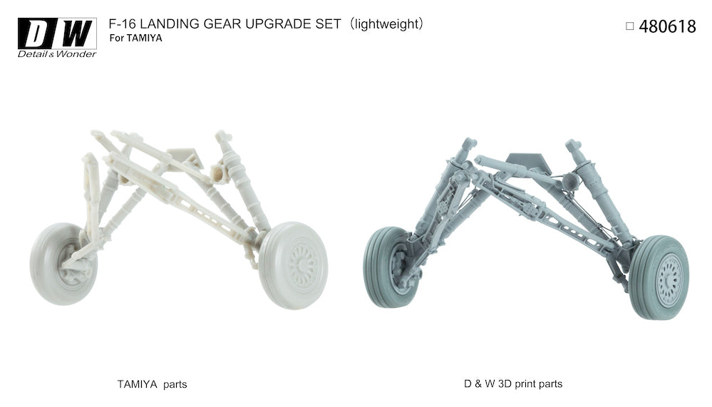 Detail & Wonder DAW480618 1:48 Lockheed-Martin F-16C landing gear