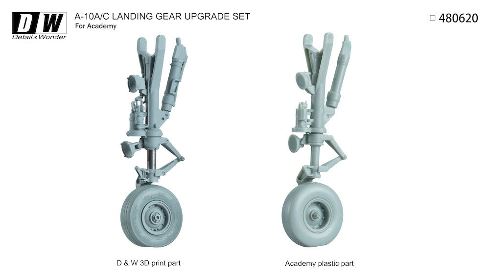 Detail & Wonder DAW480620 1:48 Fairchild A-10C Thunderbolt II landing gear