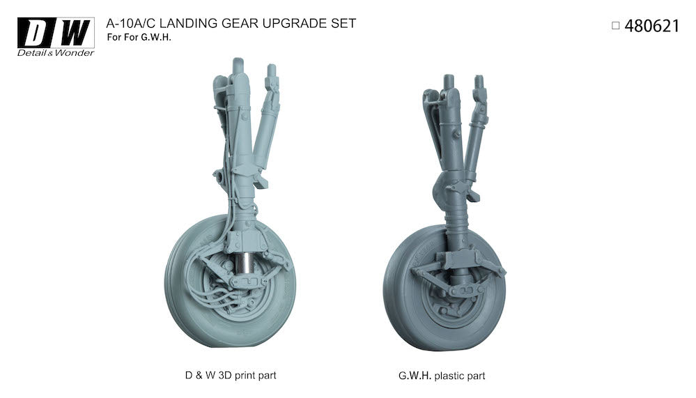 Detail & Wonder DAW480621 1:48 Fairchild A-10C Thunderbolt II landing gear