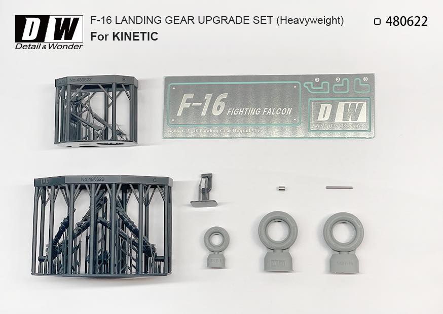 Detail & Wonder DAW480622 1:48 Lockheed-Martin F-16 Landing Gear Upgrade Kit
