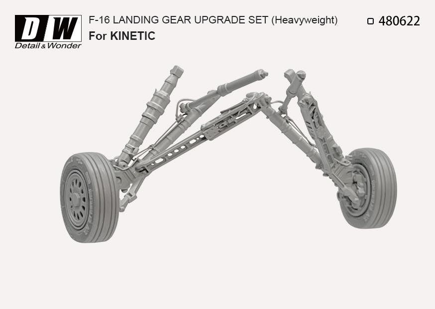 Detail & Wonder DAW480622 1:48 Lockheed-Martin F-16 Landing Gear Upgrade Kit