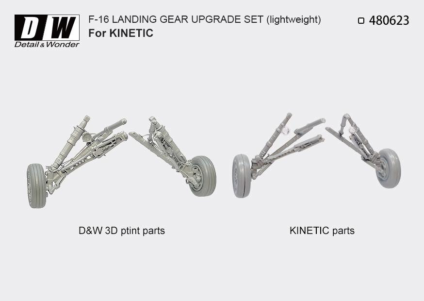 Detail & Wonder DAW480623 1:48 F-16 Lightweight Landing Gear