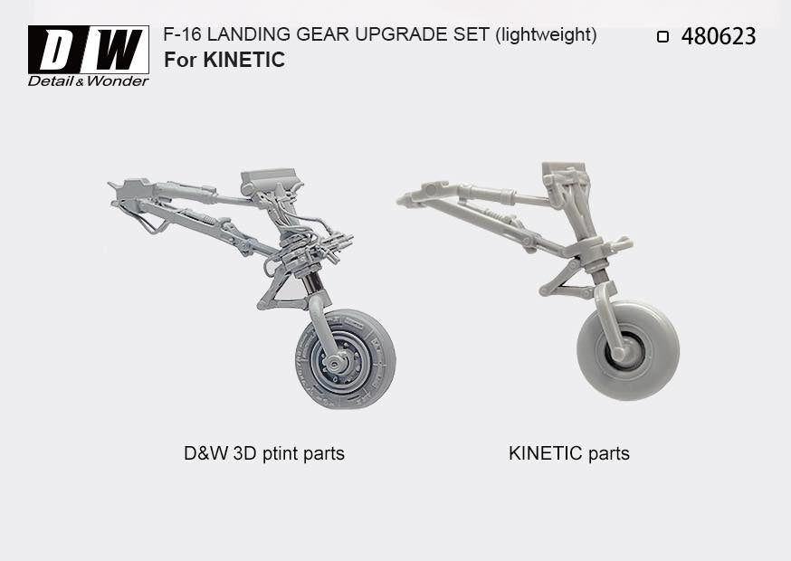 Detail & Wonder DAW480623 1:48 F-16 Lightweight Landing Gear