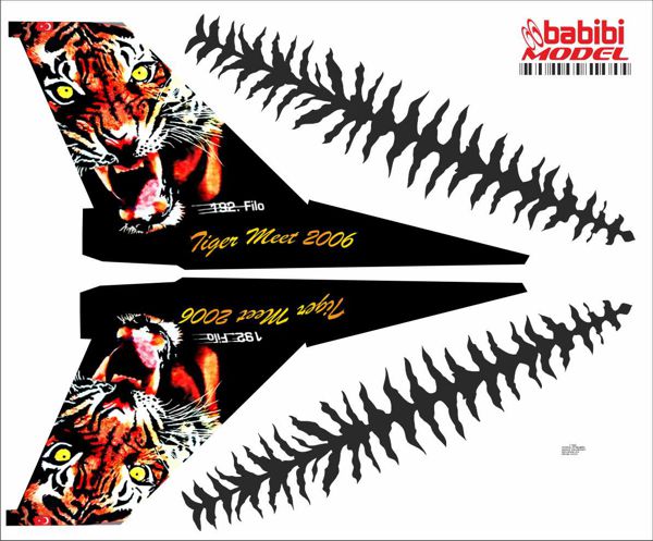 Babibi DBT-01001 1:72 F-16C NATO Tigermeet 2006 Special Tail