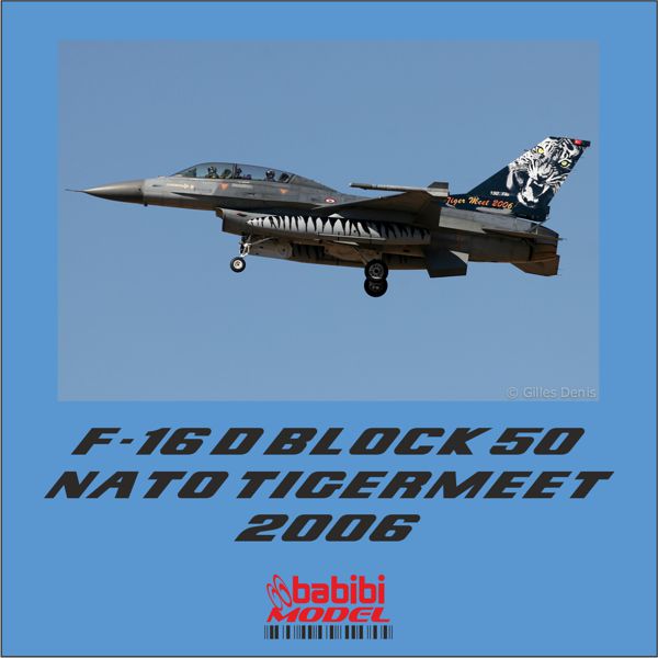 Babibi DBT-01002 1:72 F-16D NATO Tigermeet 2006 Special Tail