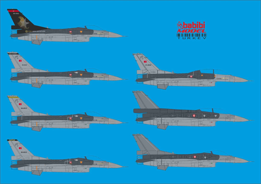 Babibi DBT-01014 1:48 F-16C NATO Tigermeet 2006 Special Tail
