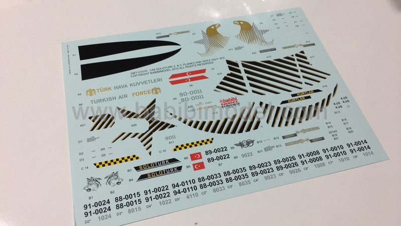 Babibi DBT-01014 1:48 F-16C NATO Tigermeet 2006 Special Tail