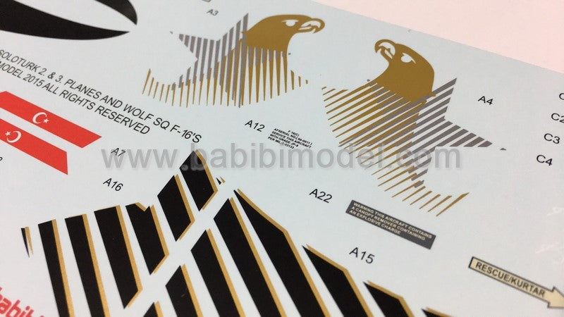 Babibi DBT-01014 1:48 F-16C NATO Tigermeet 2006 Special Tail