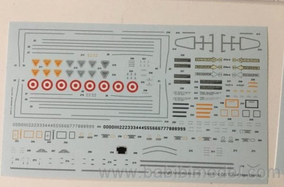 Babibi DBT-01073 1:48 F-16C NATO Tigermeet 2005 Special Tail