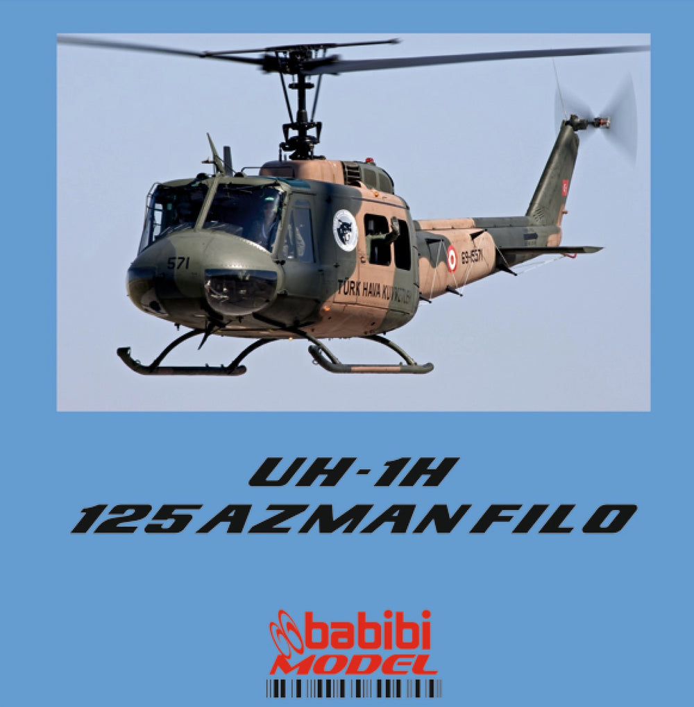 Babibi Models DBT-01178 1:48 Bell UH-1H Iroquois 125 Azman Sq Decal Set