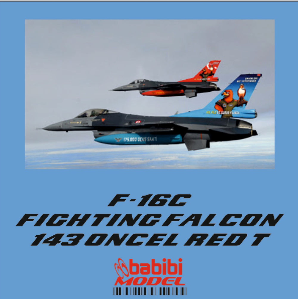 Babibi DBT-01186 1:72 F-16C Red Tail We Train The Falcons