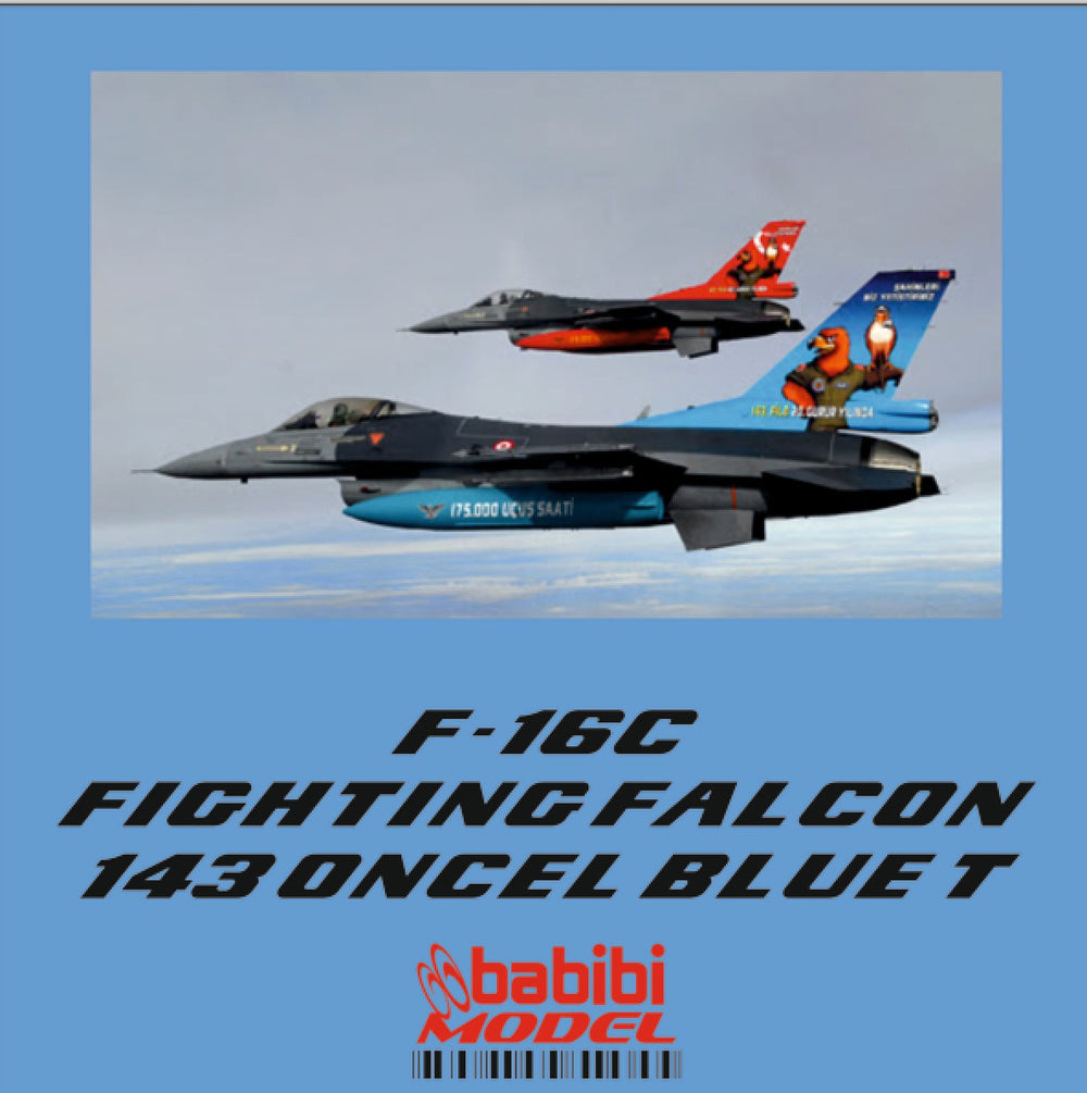 Babibi DBT-01189 1:72 F-16C Blue Tail We Train The Falcons
