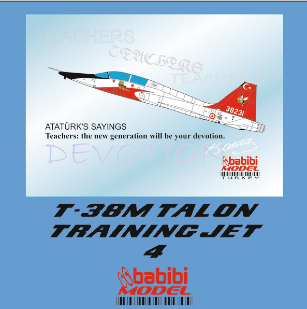 Babibi Models DBT-01198 1:72 T-38M Talon Training Jet New Sch Decal Set