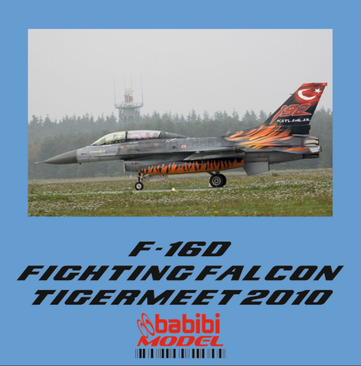 Babibi DBT-01261 1:72 F-16D Tigermeet 2010 Decal Set