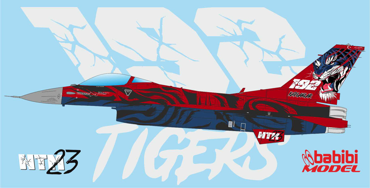 Babibi DBT-01400 1:72 F-16C NATO Tigermeet 2023 Decals