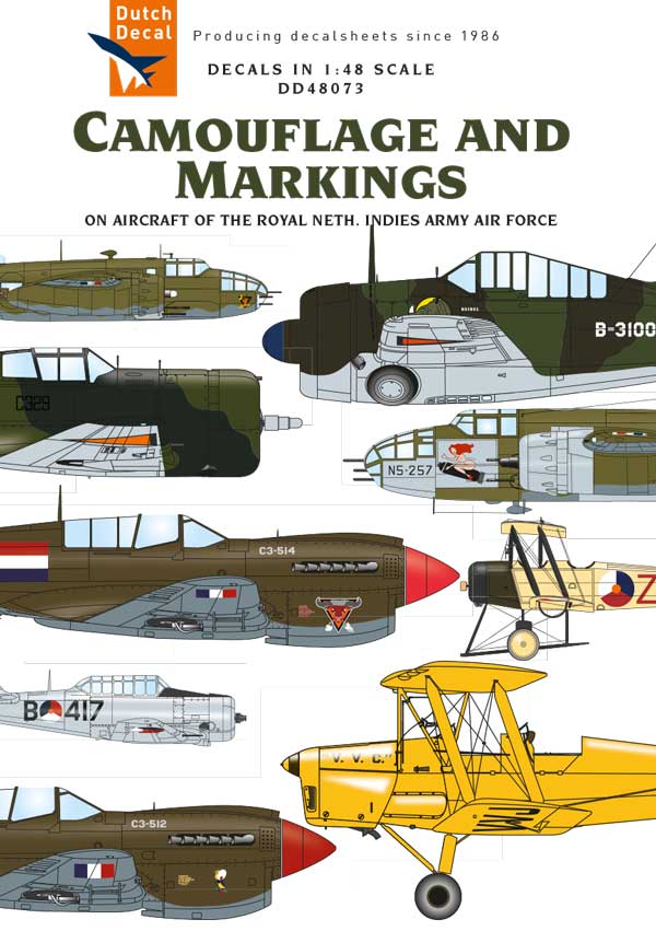 Dutch Decal DD48073 1:48 Camouflage & Markings Aircraft NEI AF