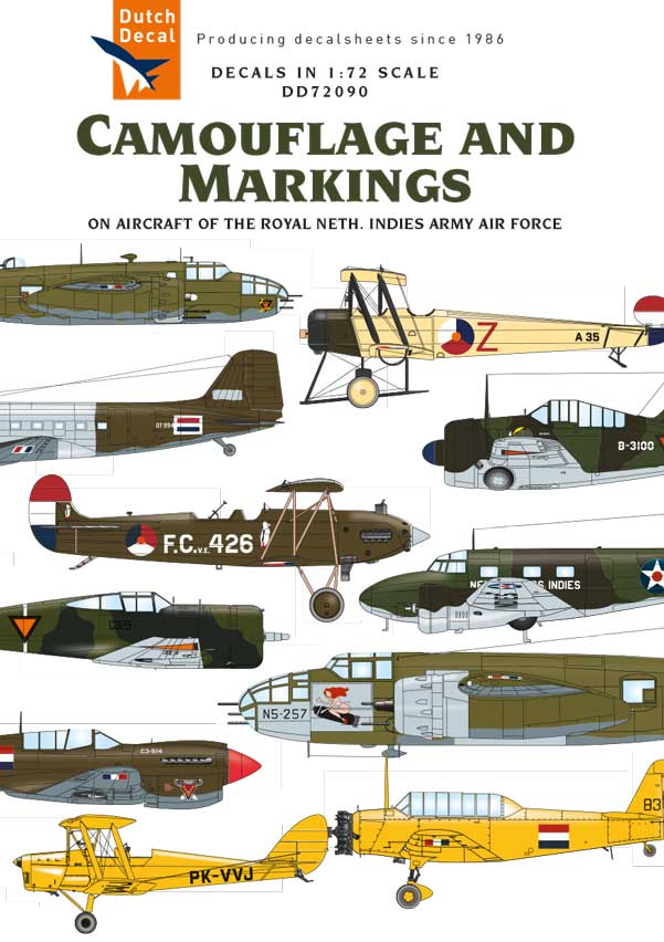 Dutch Decal DD72090 1:72 Camouflage & Markings Aircraft NEI AF