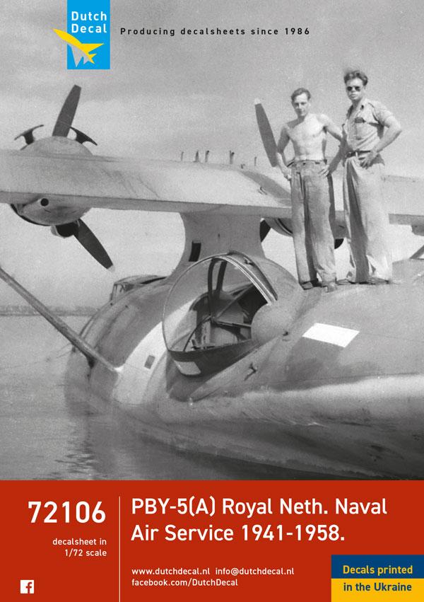 Dutch Decal DD72106 1:72 Consolidated PBY-5