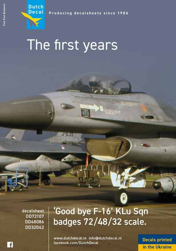 Dutch Decal DDF-16EARLY The First Years