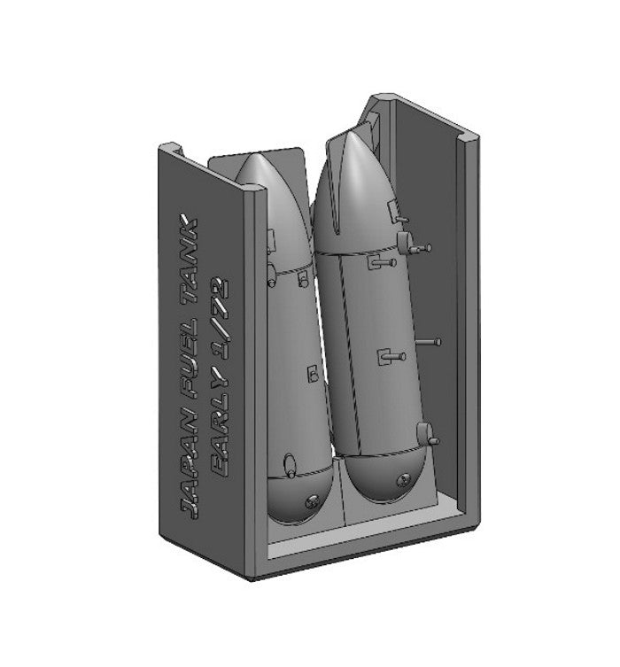 Dead Design Models DDM3D48003 1:48 Nakajima Ki-43-II Hayabusa Drop Tanks