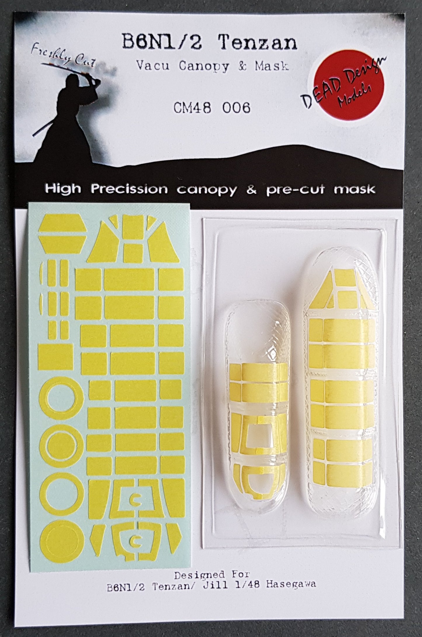 Dead Design Models DDMCM48006 1:48 Nakajima B6N1/B6N2 Tenzan Vacform Canop