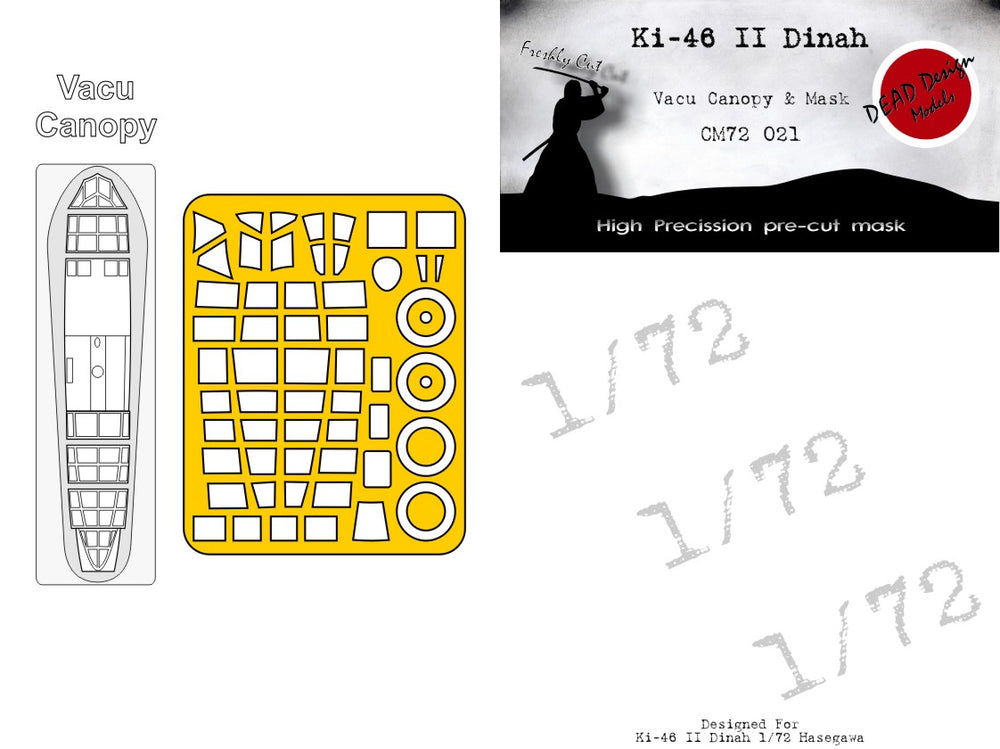 Dead Design Models DDMCM72021 1:72 Mitsubishi Ki-46-II Dinah