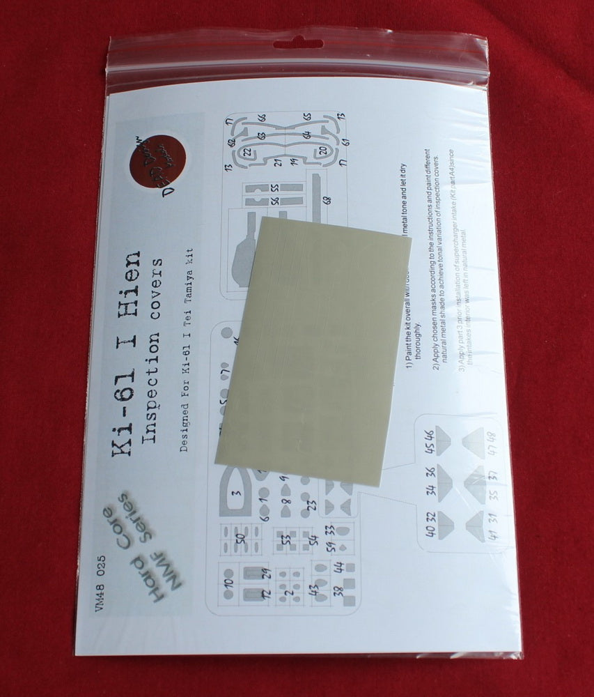 Dead Design Models DDMHC48002 1:48 Kawasaki Ki-61 Tei Hien Inspection Covers NMF