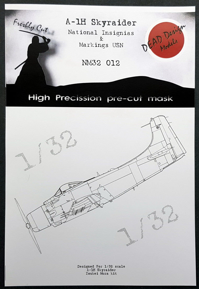 Dead Design DDMNM32012 1:32 A-1H Skyraider Insignia & USN Markings