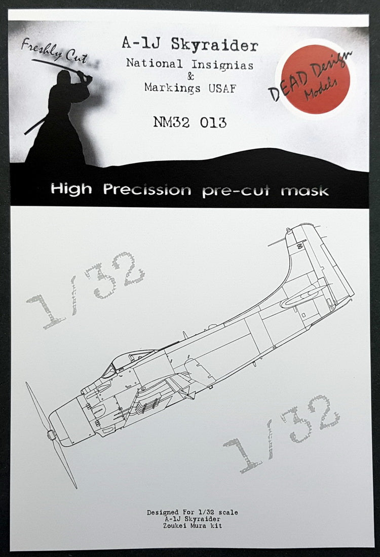 Dead Design DDMNM32013 1:32 A-1J Skyraider Insignia & USN Markings
