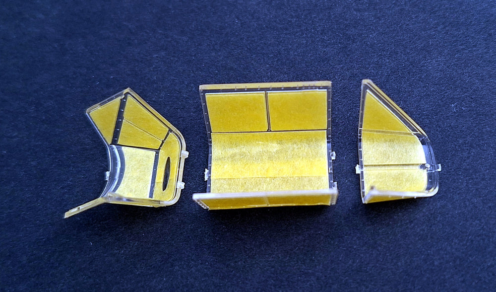 Dead Design Models DDMNM32054 1:32 Messerschmitt Bf-109E canopy frame paint mask
