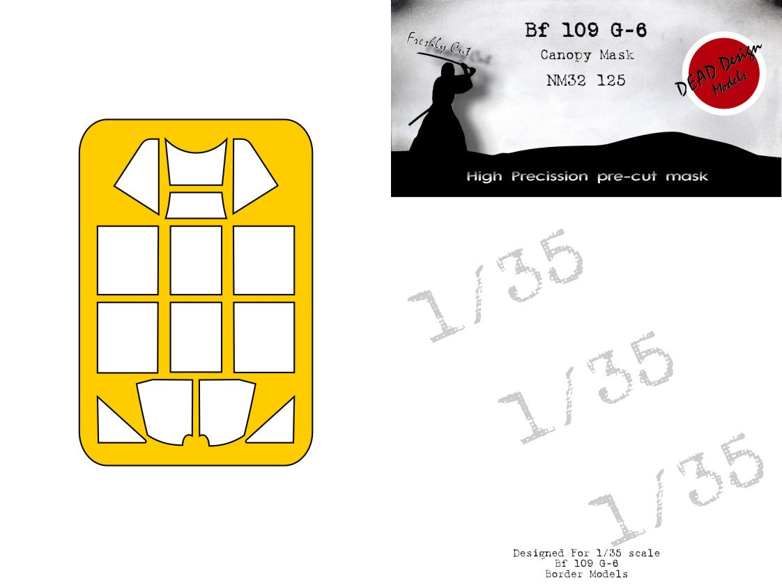 Dead Design Models DDMNM32125 1:35 Messerschmitt Bf-109G-6