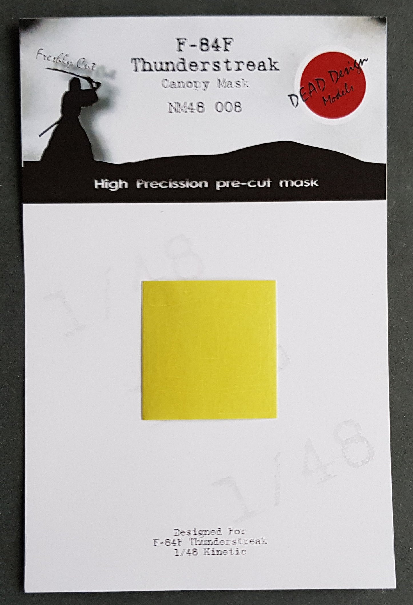 Dead Design DDMNM48008 1:48 Republic F-84F Thunderstreak Canopy Mask