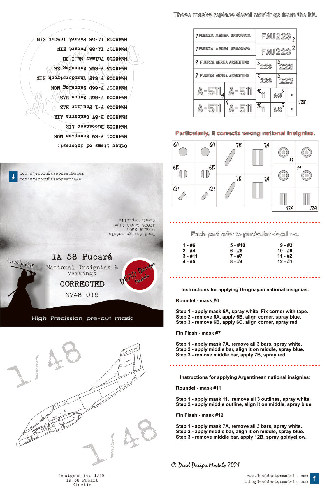 Dead Design Models DDMNM48019 1:48 F.M.A