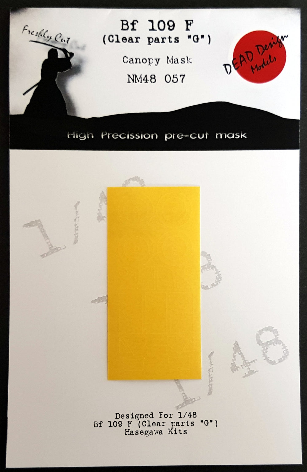 Dead Design Models DDMNM48057 1:48 Messerschmitt Bf-109F clear parts "G"