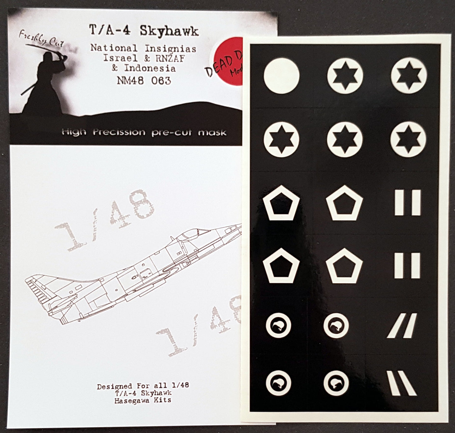 Dead Design Models DDMNM48063 1:48 Douglas A-4 Skyhawk Foreign National Insignia