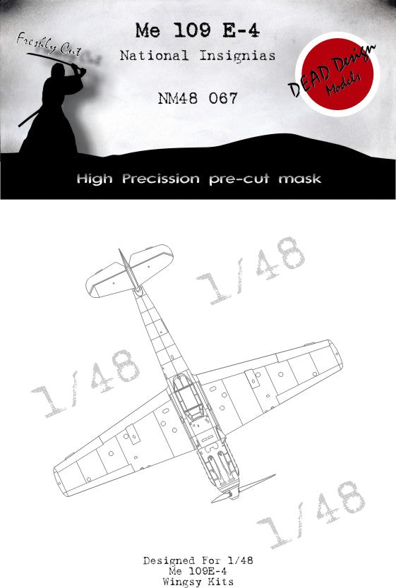 Dead Design Models DDMNM48067 1:48 Messerschmitt Bf-109E Markings