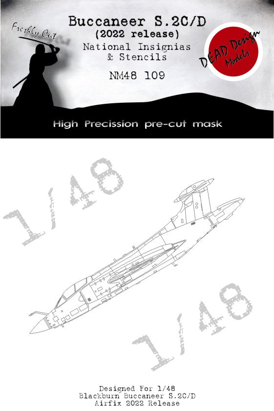 Dead Design Models DDMNM48109 1:48 Blackburn Buccaneer S.2C/D