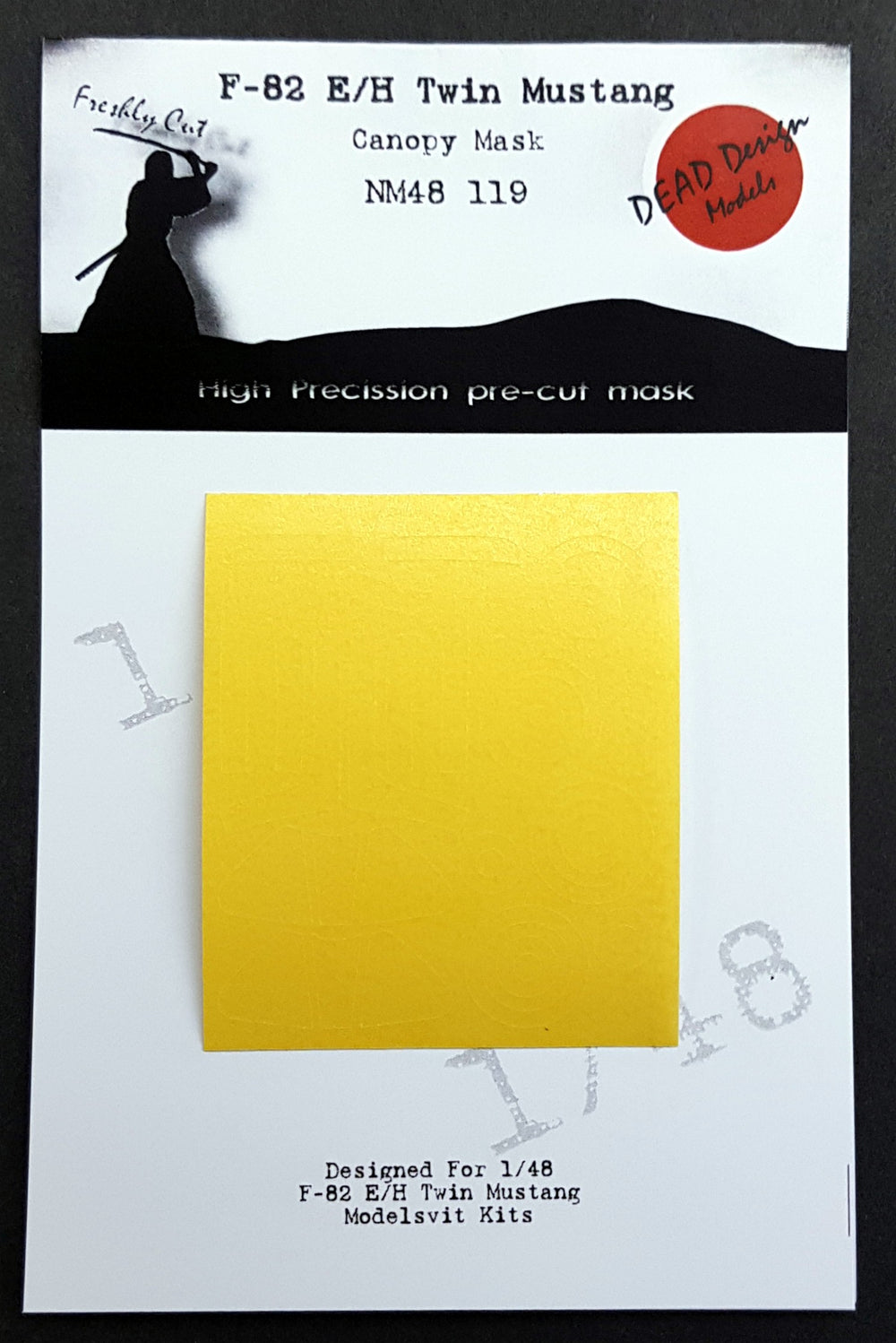 Dead Design DDMNM48119 1:48 F-82E/H Twin Mustang Canopy Frame Mask