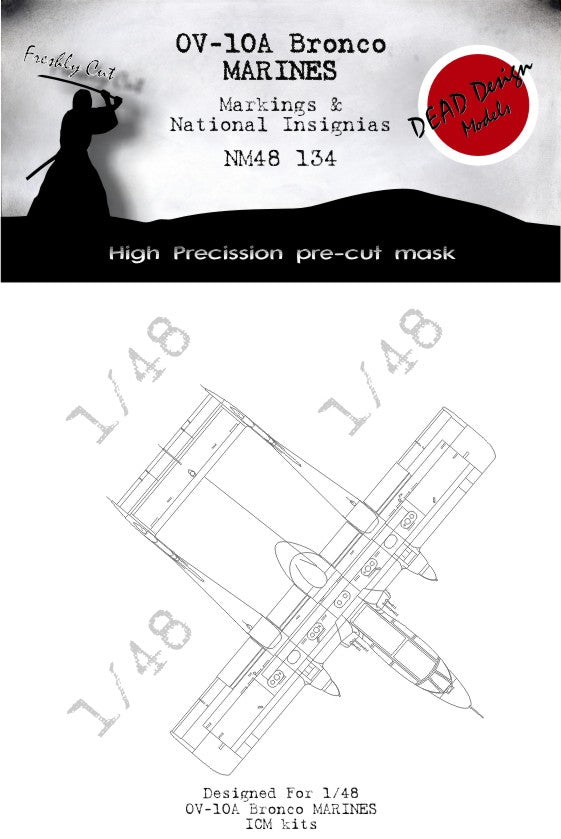 Dead Design DDMNM48134 1:48 OV-10A Bronco Marines National Insignia
