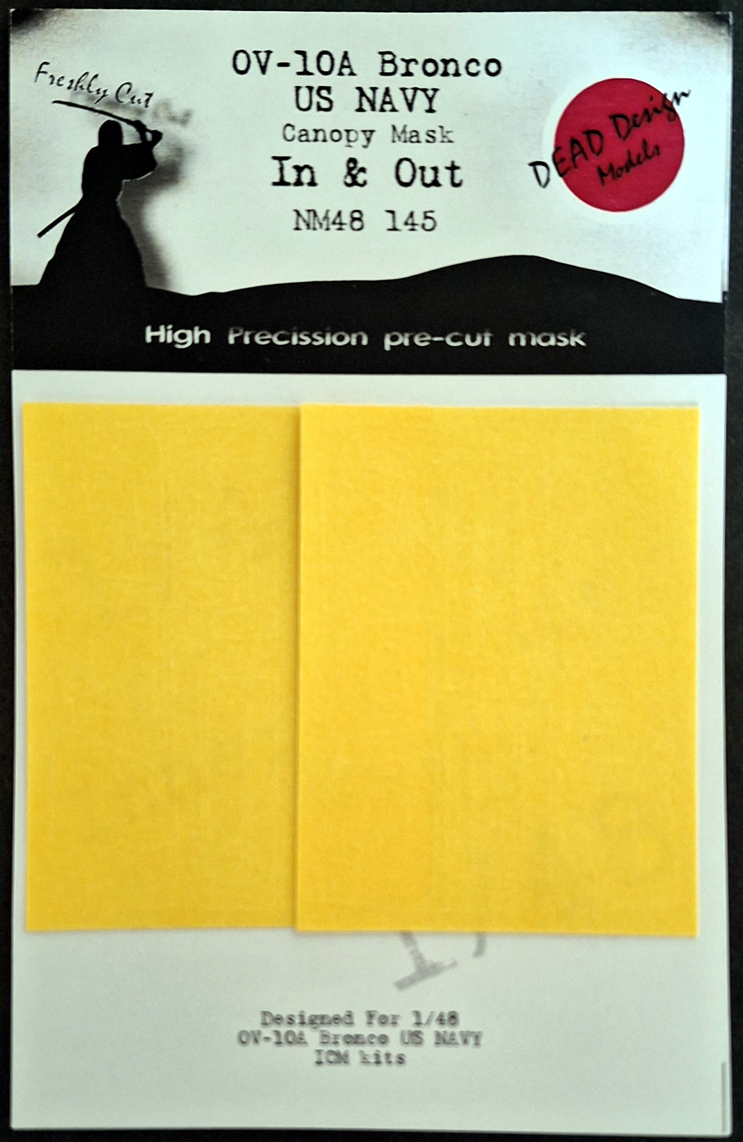 Dead Design DDMNM48145 1:48 OV-10D Bronco US NAVY Canopy Frame Mask