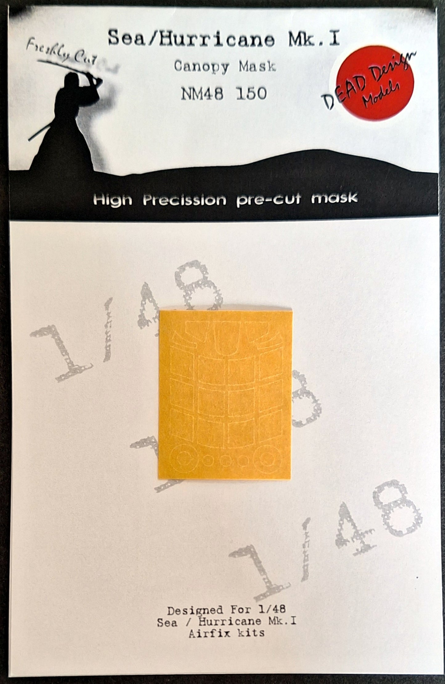Dead Design Models DDMNM48150 1:48 Hawker Sea Hurricane Mk.I canopy masks