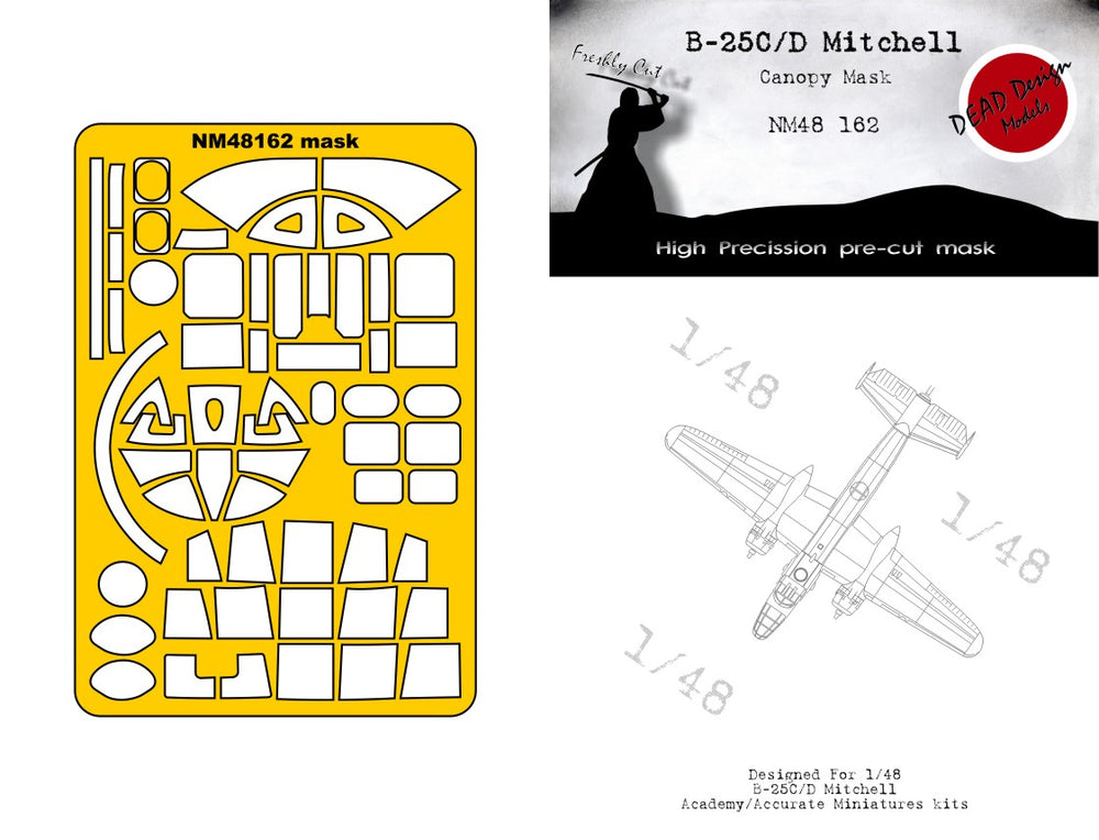 Dead Design Models DDMNM48162 1:48 North-American B-25C/D Mitchell