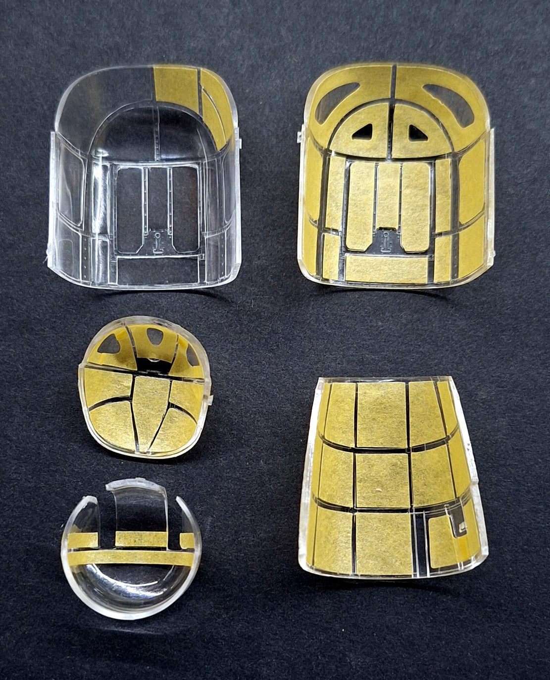 Dead Design DDMNM48163 1:48 B-25C/D Mitchell Canopy Frame Mask
