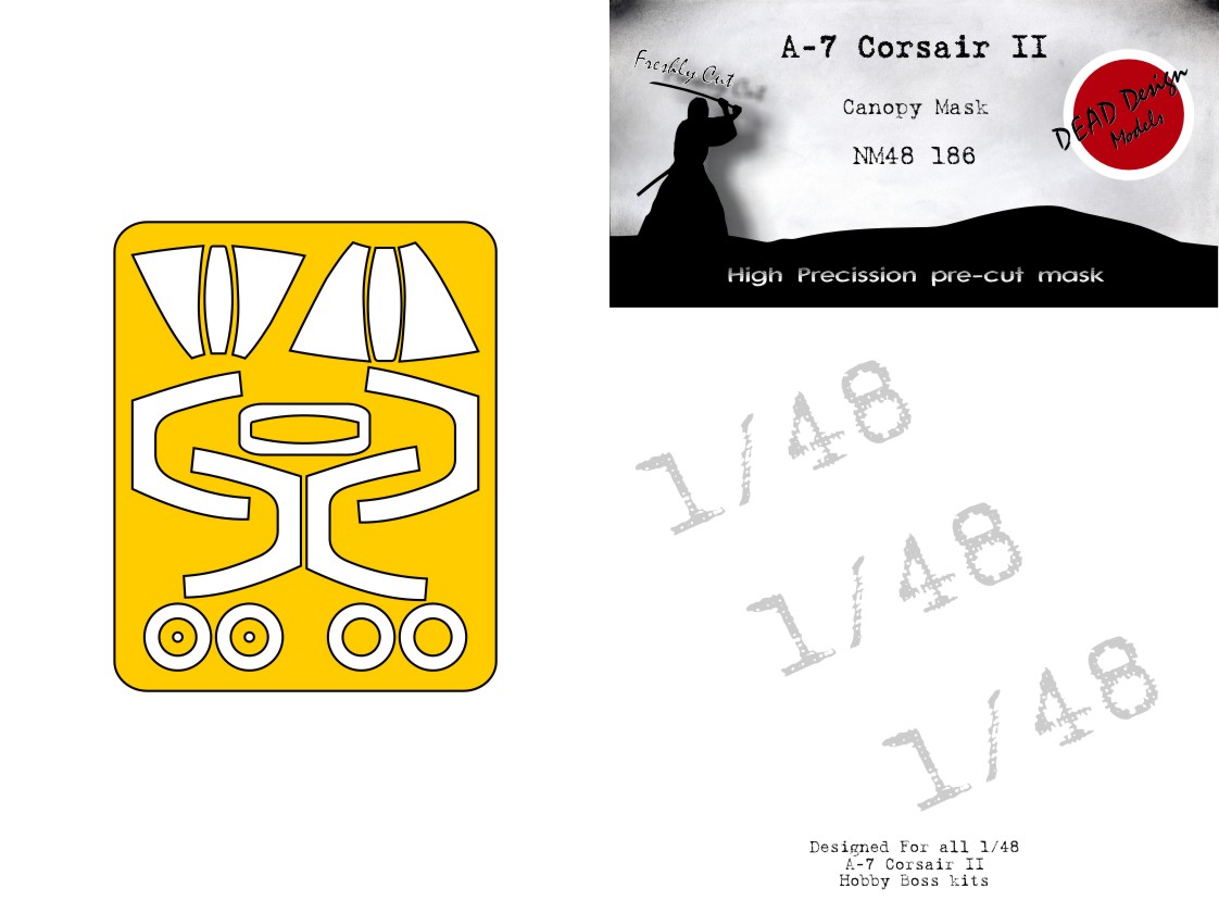 Dead Design Models DDMNM48186 1:48 LTV A-7A/B/D/E Corsair II