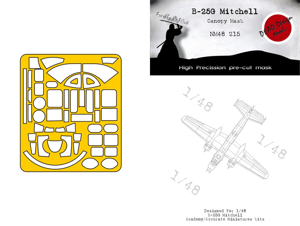 Dead Design Models DDMNM48215 1:48 North-American B-25G Mitchell