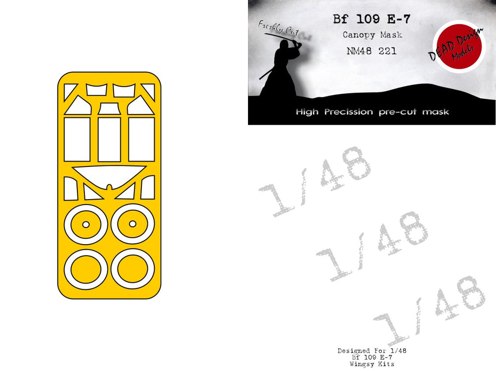 Dead Design Models DDMNM48221 1:48 Messerschmitt Bf-109E-7