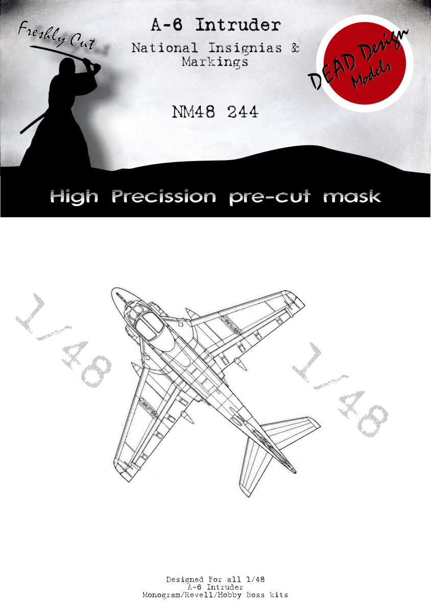 Dead Design Models DDMNM48244 1:48 Grumman A-6 Intruder National Insignia