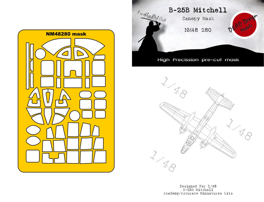 Dead Design Models DDMNM48280 1:48 North-American B-25B Mitchell